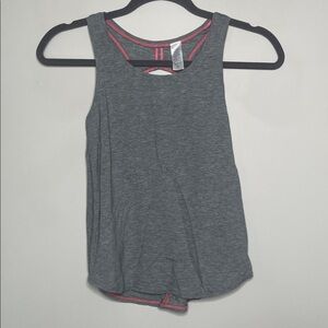 Ivivva Gray Tank Top with Pink Accents